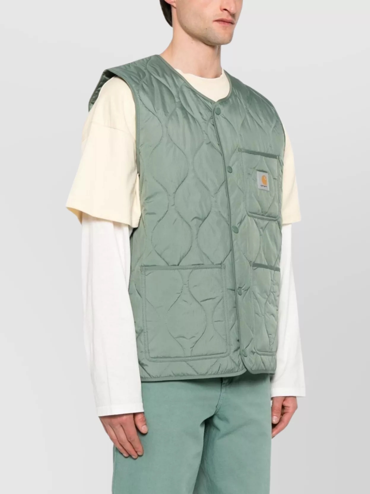 Carhartt Wip Quilted Front Patch Pockets Jacket