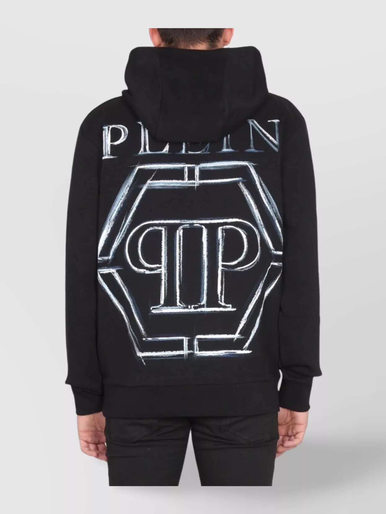 Philipp Plein Graphic Print Hooded Sweater