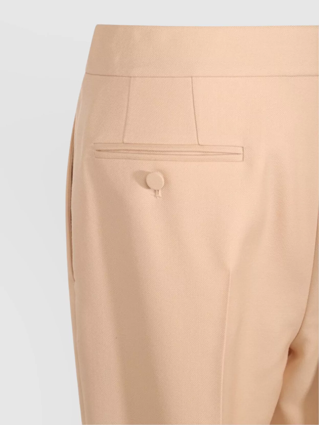 Valentino Straight Leg Trousers With Back Pockets And Belt Loops