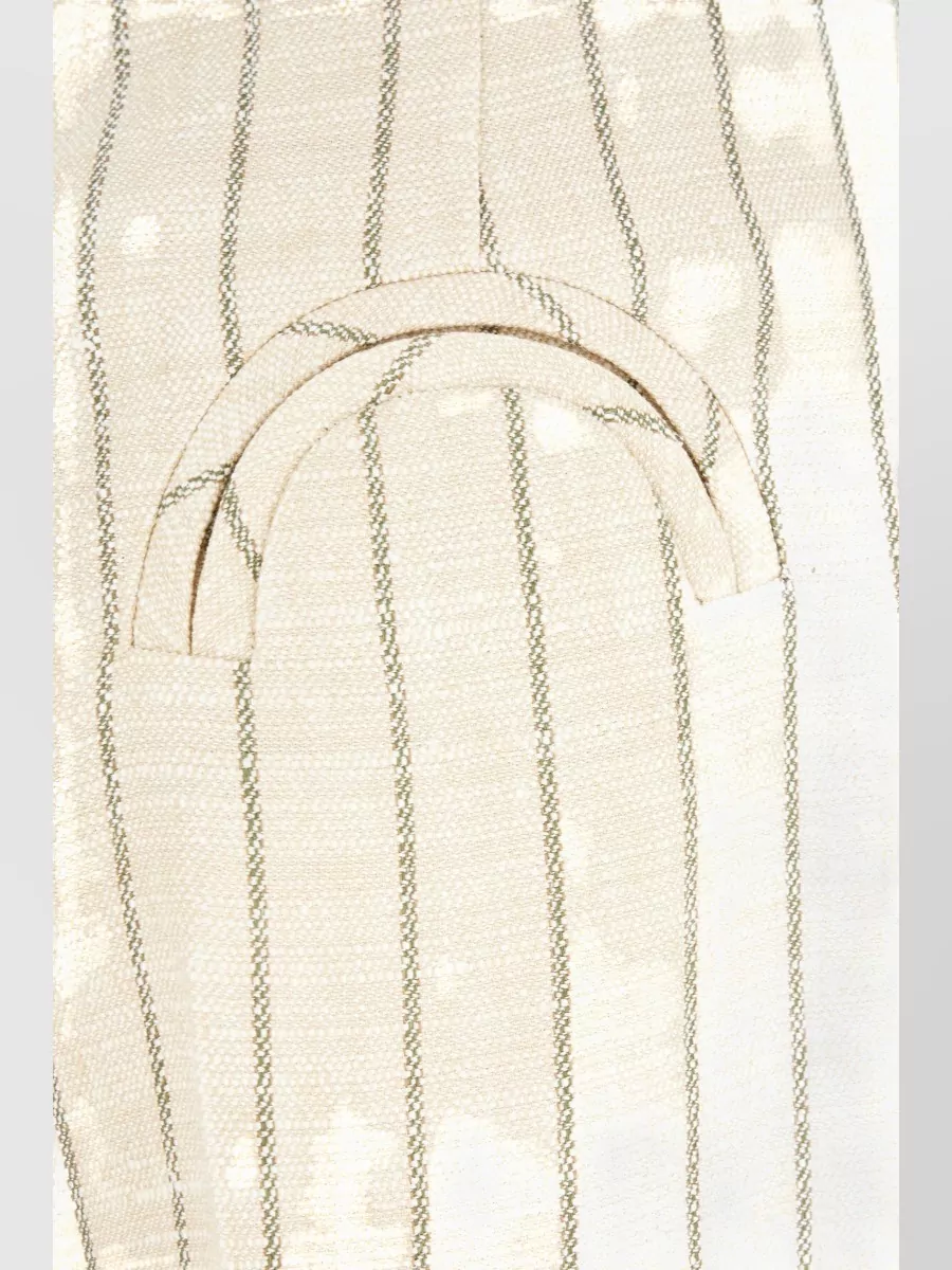 Blazé Milano Linen-Blend Embroidered Knee-Length Shorts