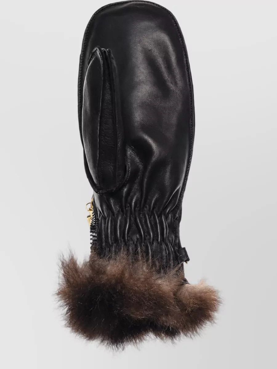 Restelli Leather Mittens