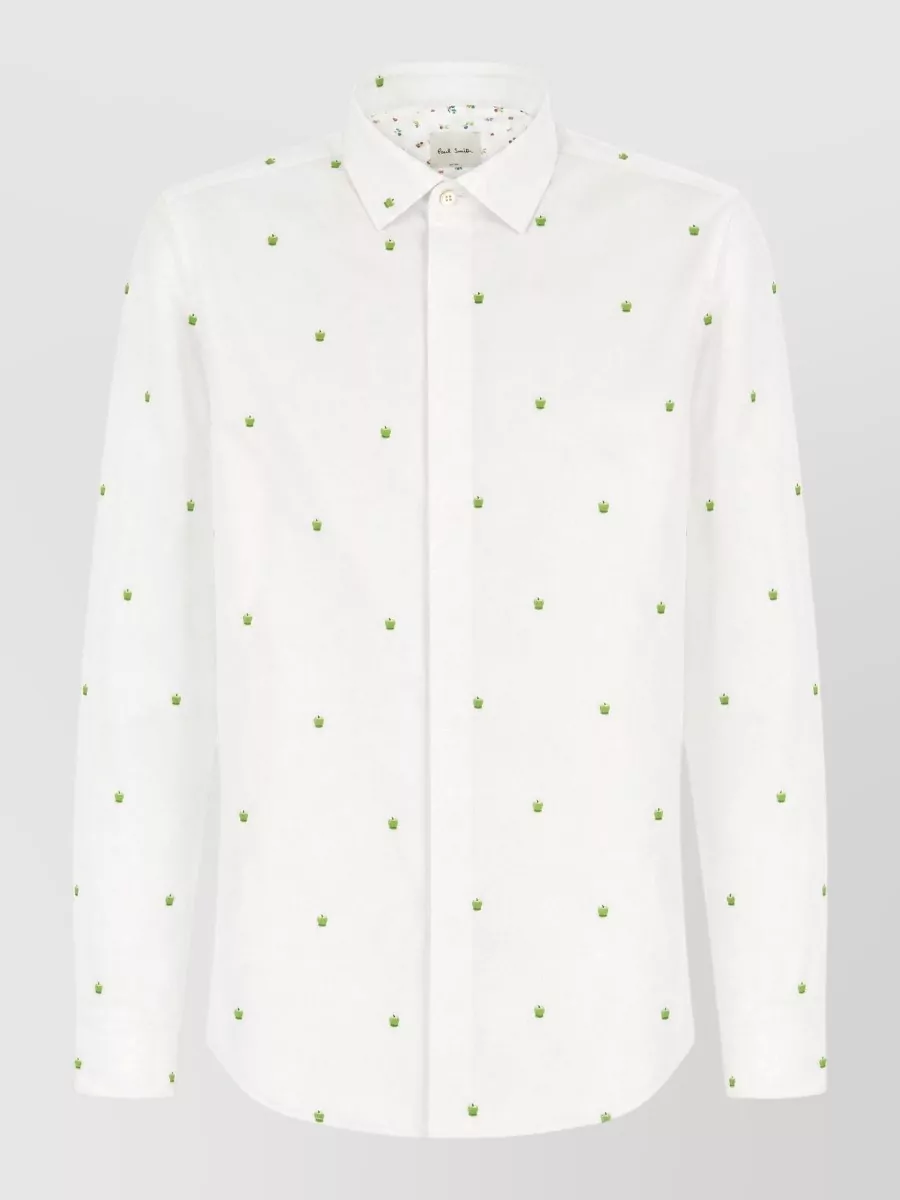 Paul Smith printed cotton shirt