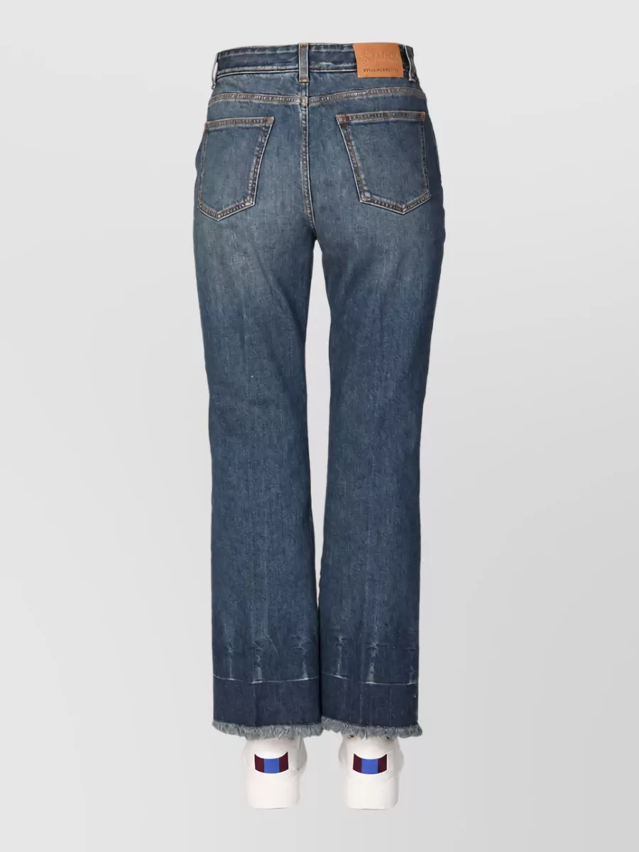 Stella Mccartney Denim Wide-Leg Trousers