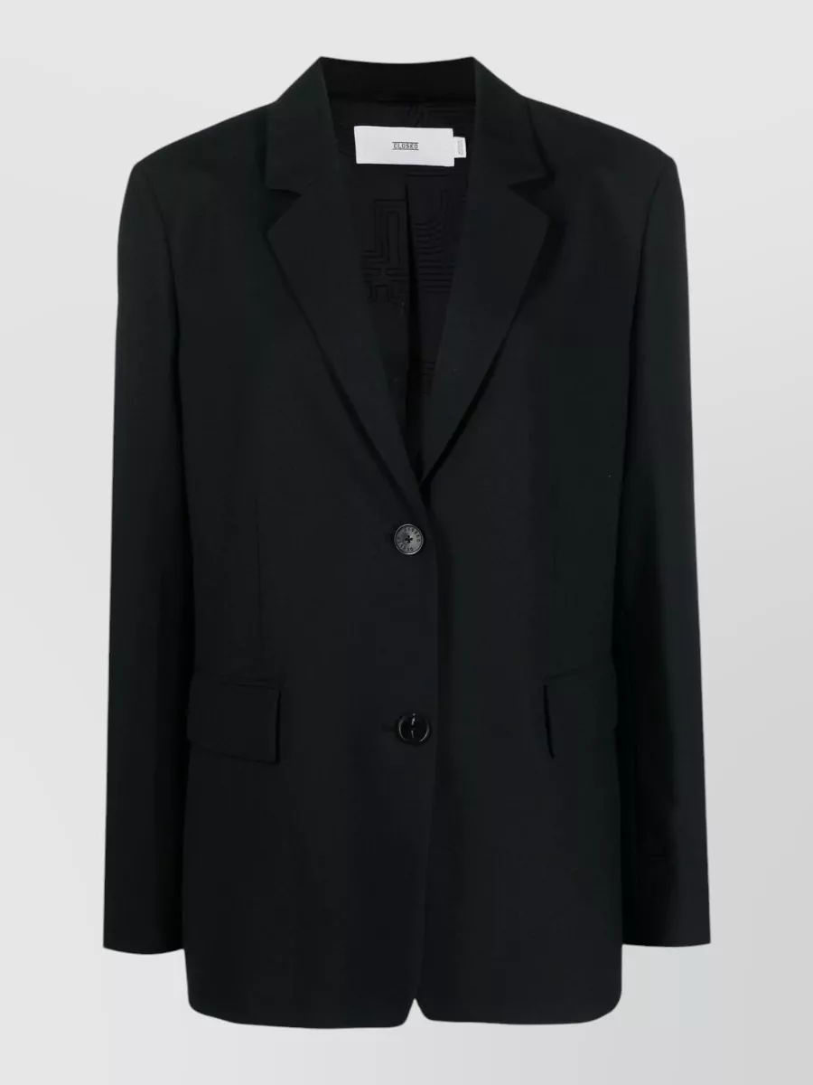 Closed single-breasted blazer