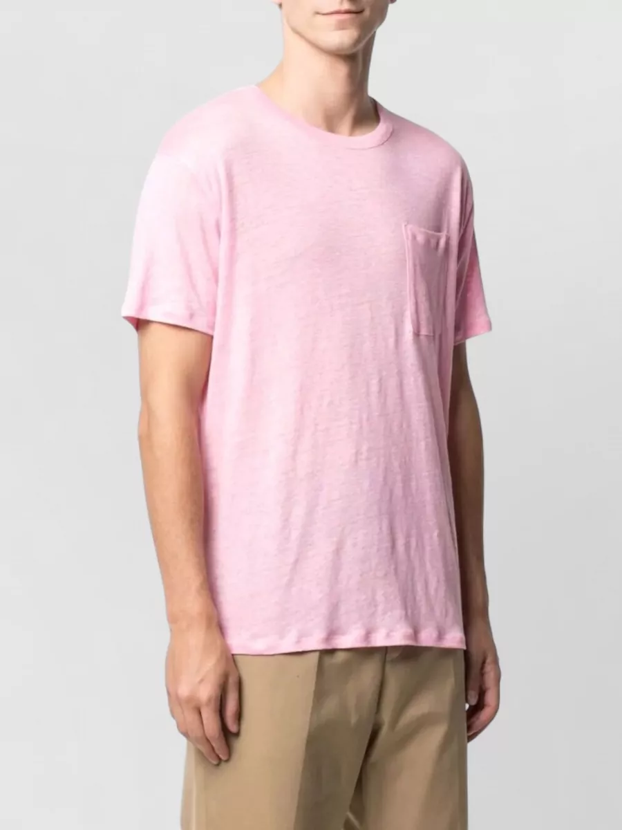 Mc2 Saint Barth Linen Crewneck T Shirt