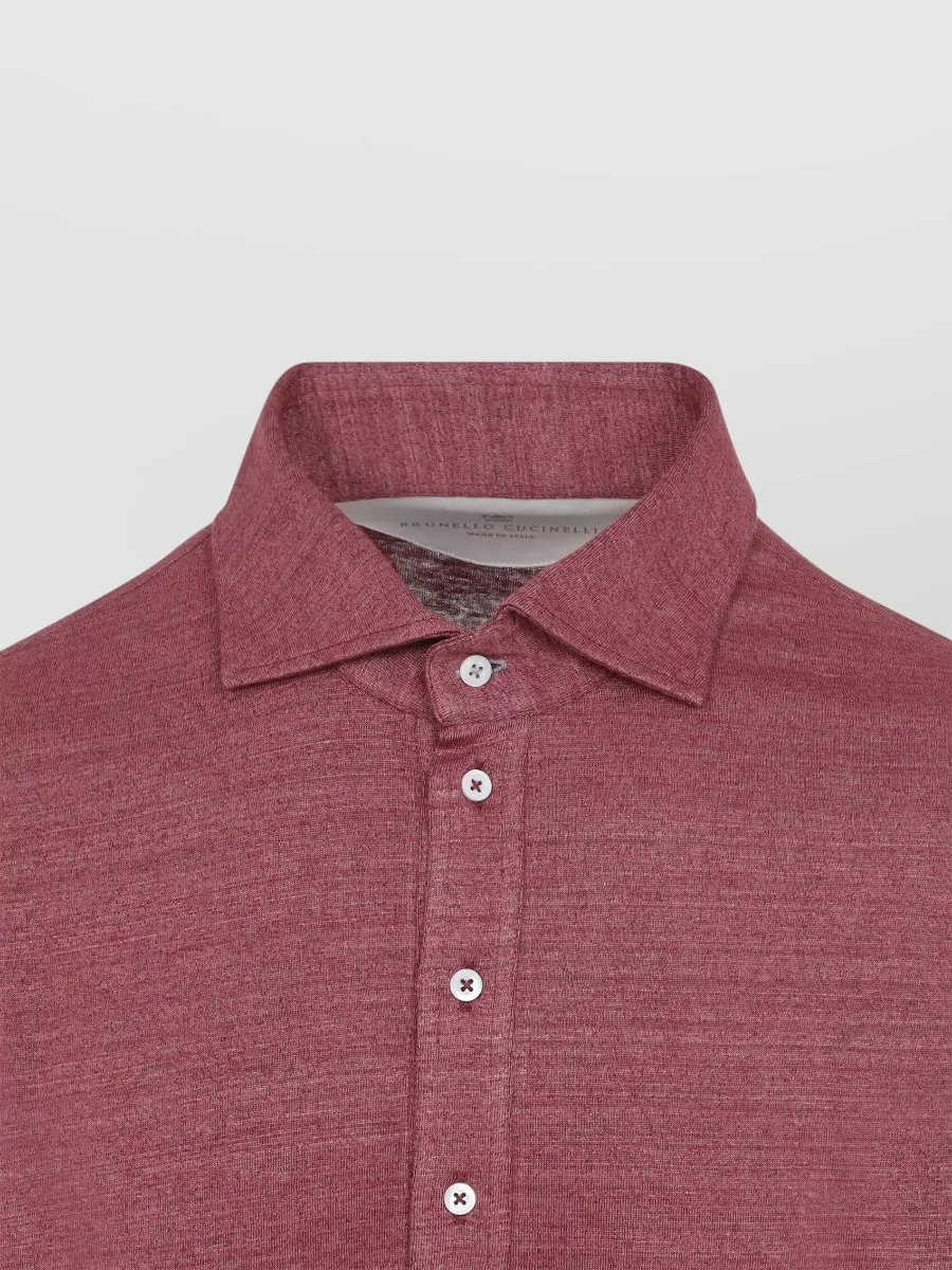 Brunello Cucinelli Linen Polo Shirt