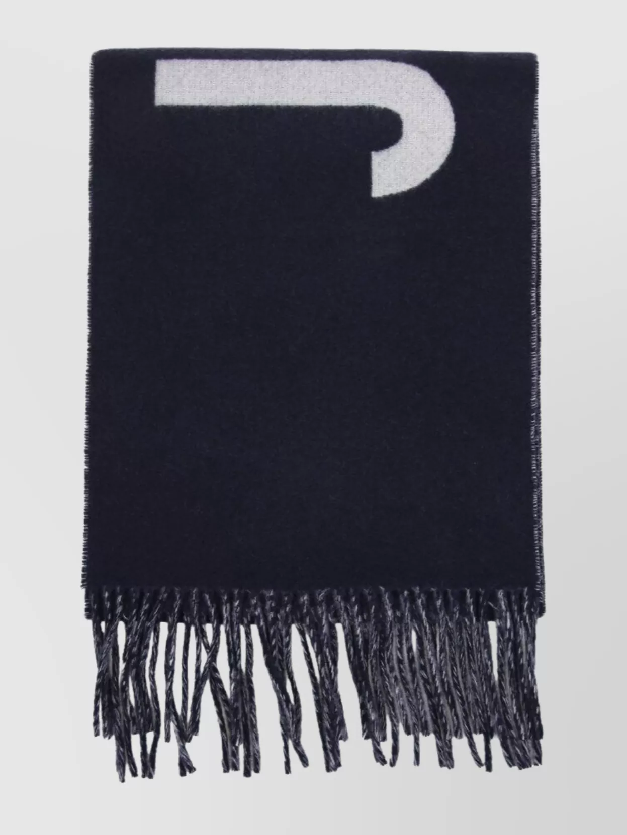 Jacquemus Two-Tone Scarf Featuring Fringe Detailing