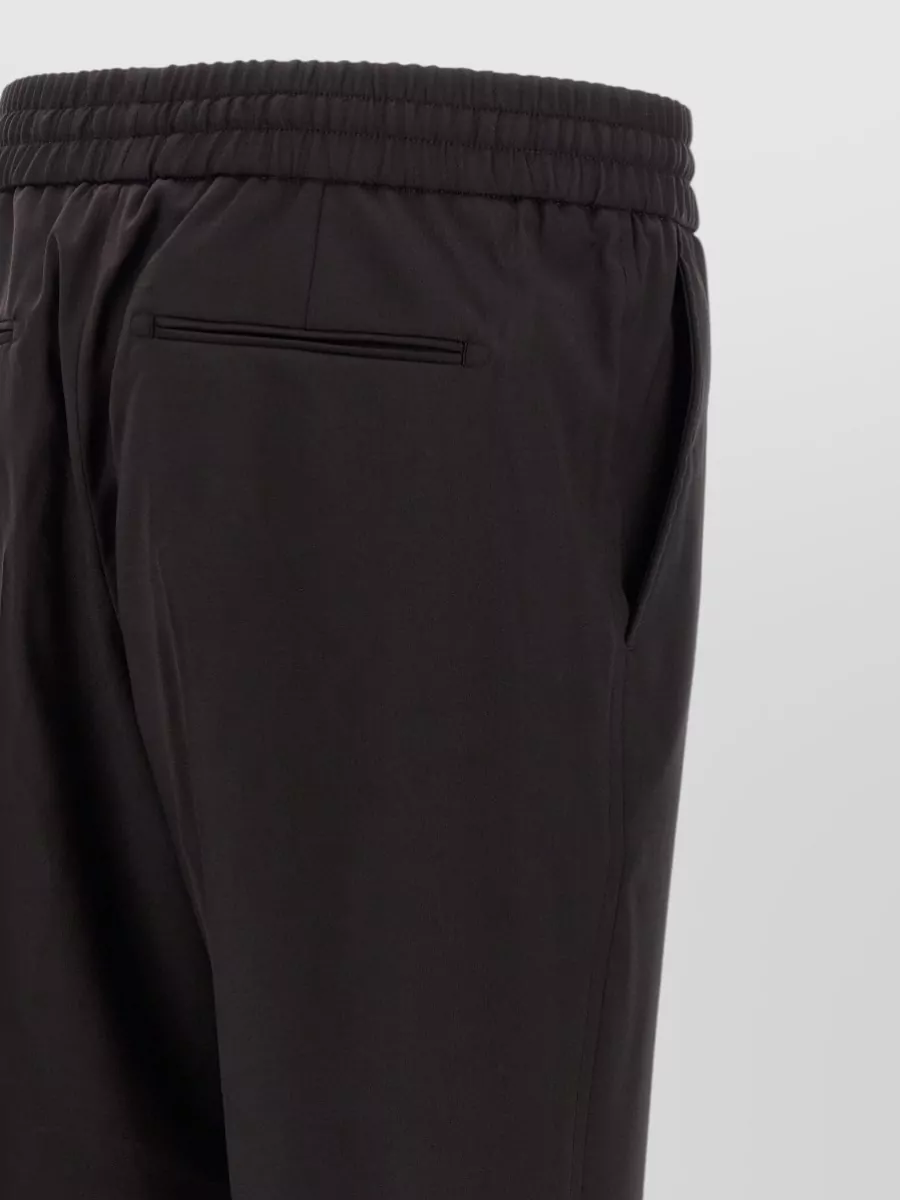 Brioni Wool Straight-Leg Trousers