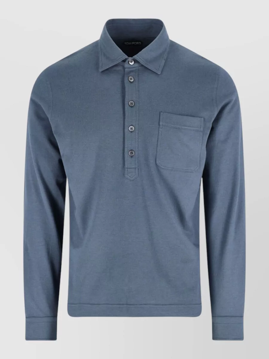 Tom Ford Silk Polo Shirt