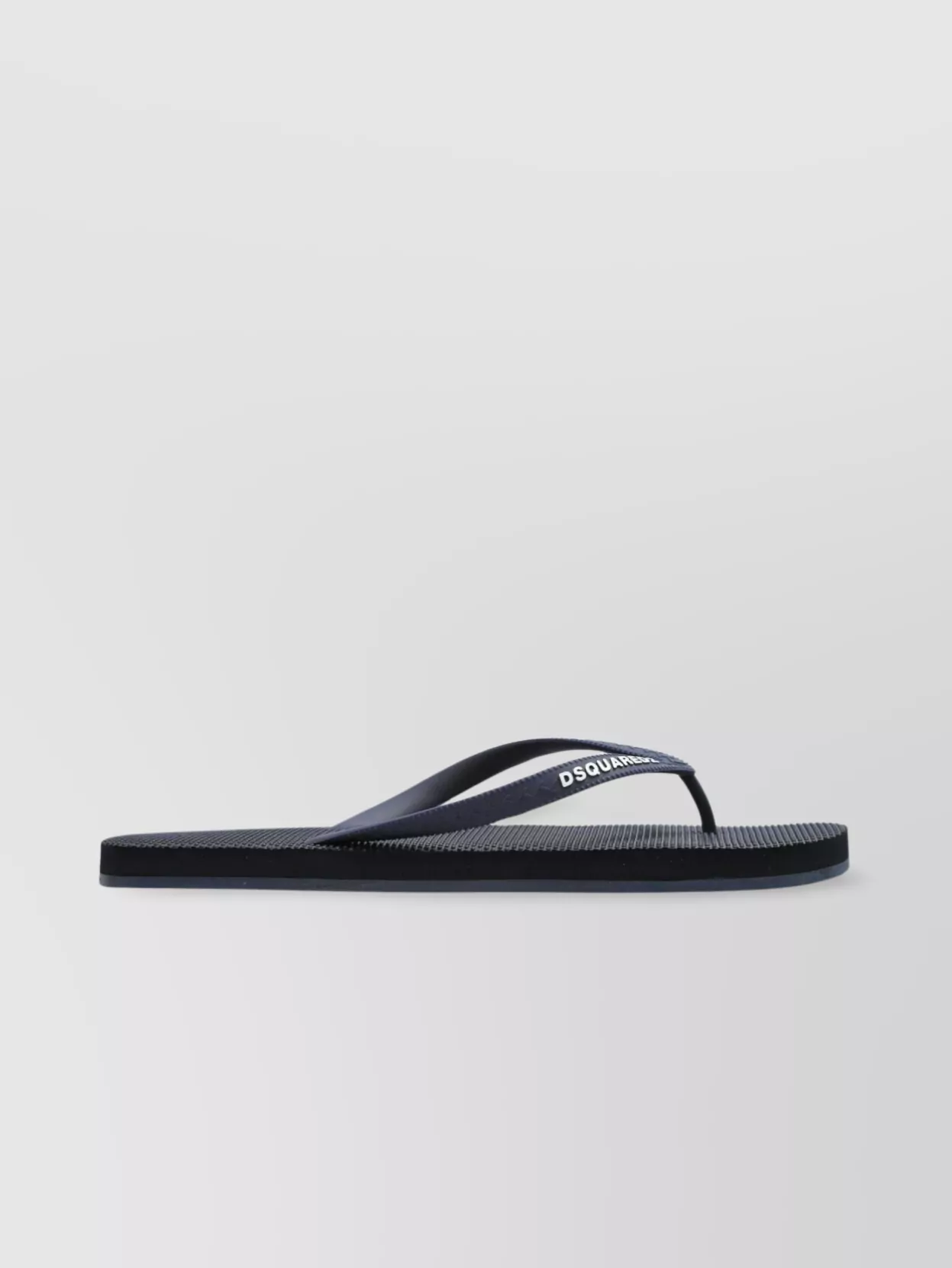 Dsquared2 Open Toe Thong Strap Sandals With Textured Sole