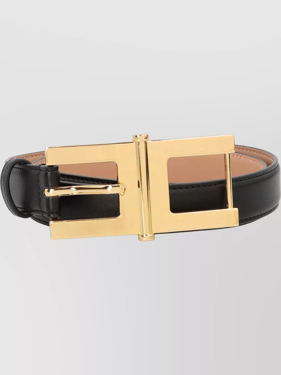 Elisabetta Franchi Logo Buckle Belt Eco Leather Design