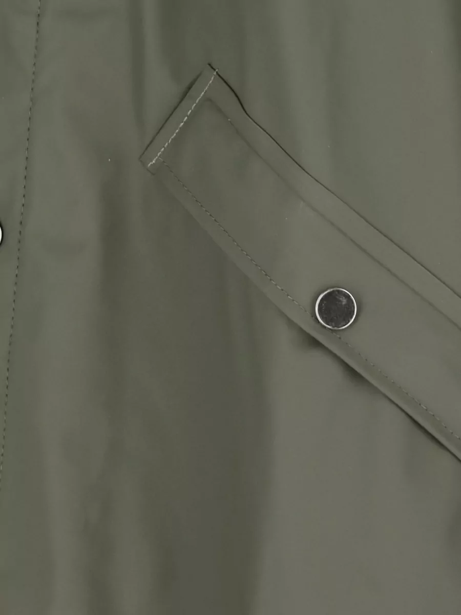 Rains Mens Hooded Tech Fabric Raincoat Coat