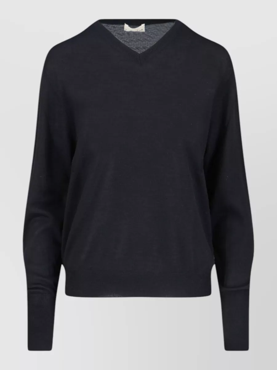 Ma'ry'ya silk cashmere wool crewneck jumper