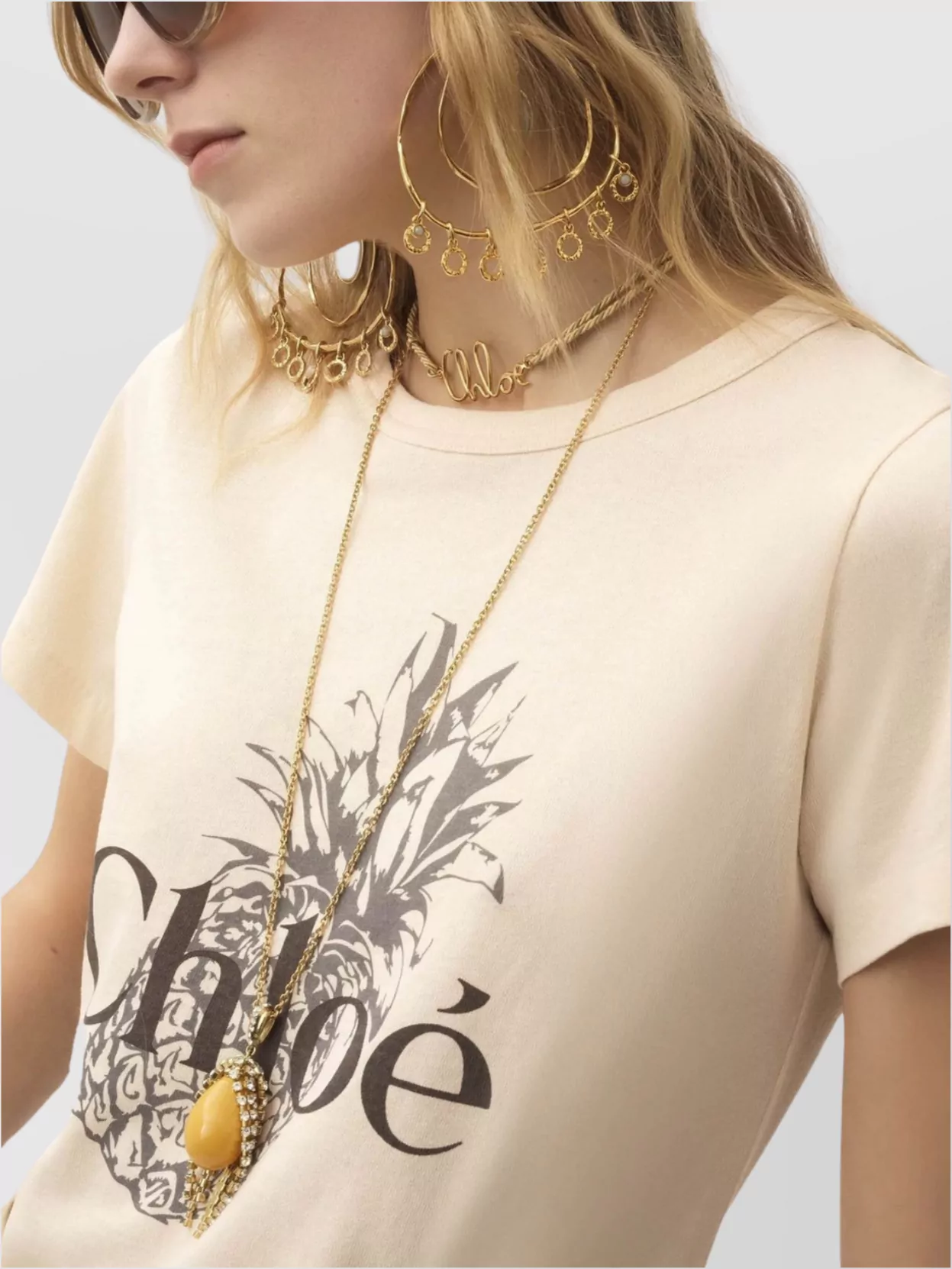 Chloé Baby Fit Logo T-Shirt