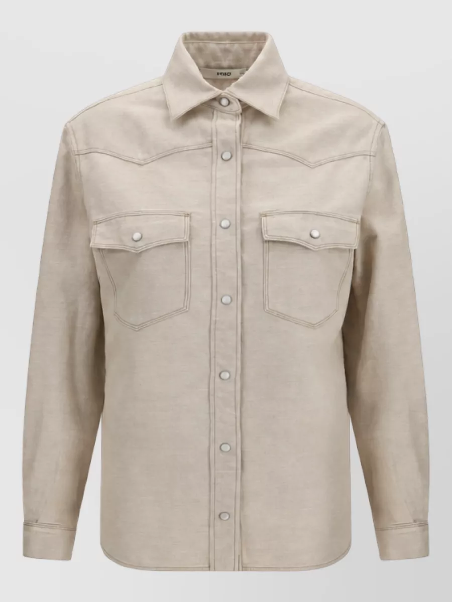 Fendi Denim western shirt