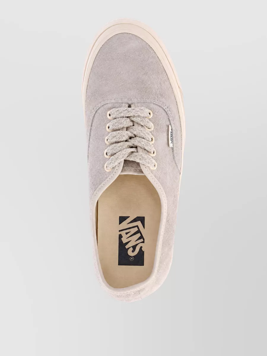 Vans Leather Low Top Lace-Up Sneakers