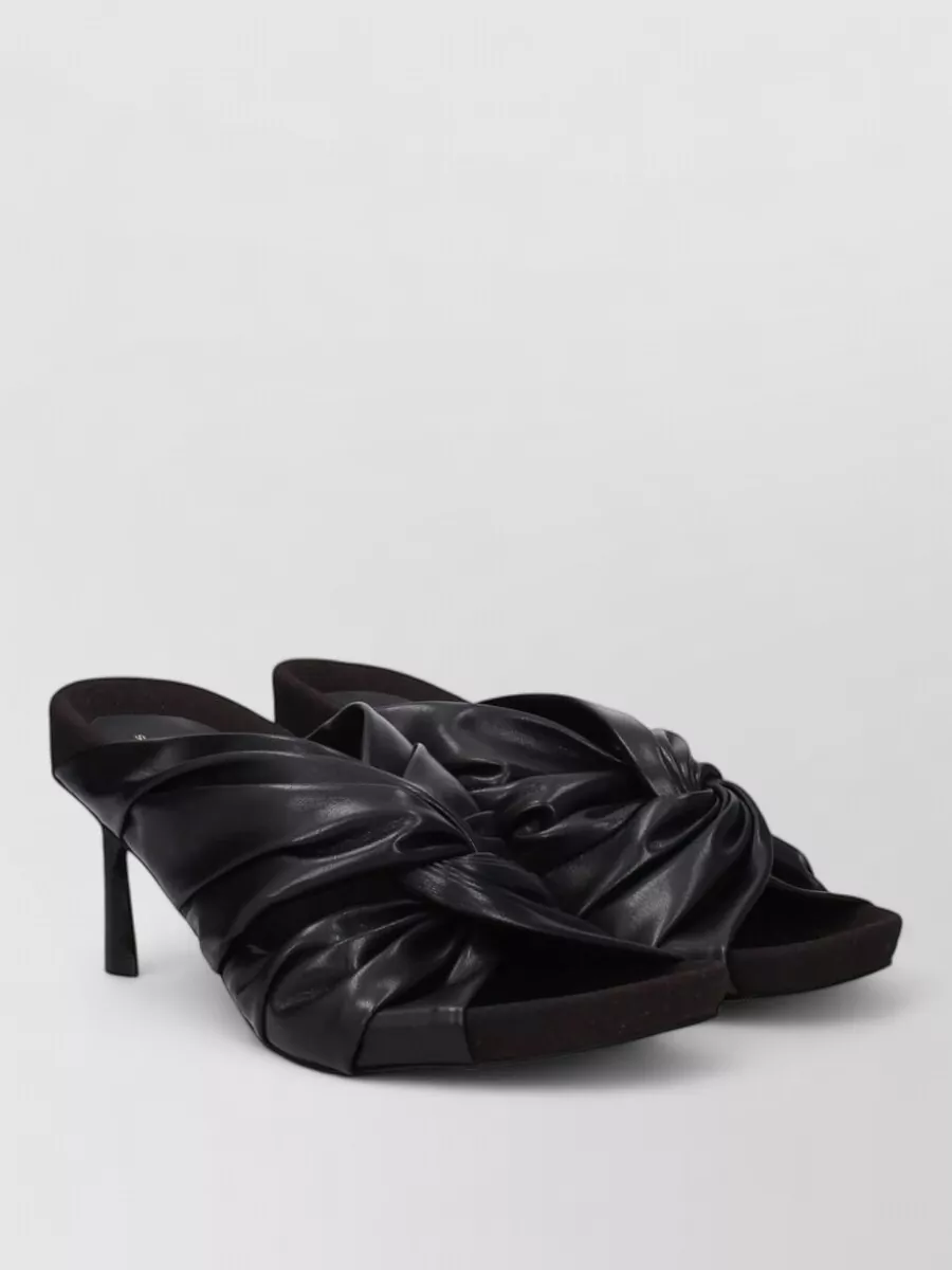 Stella Mccartney Leather Twisted Sandals