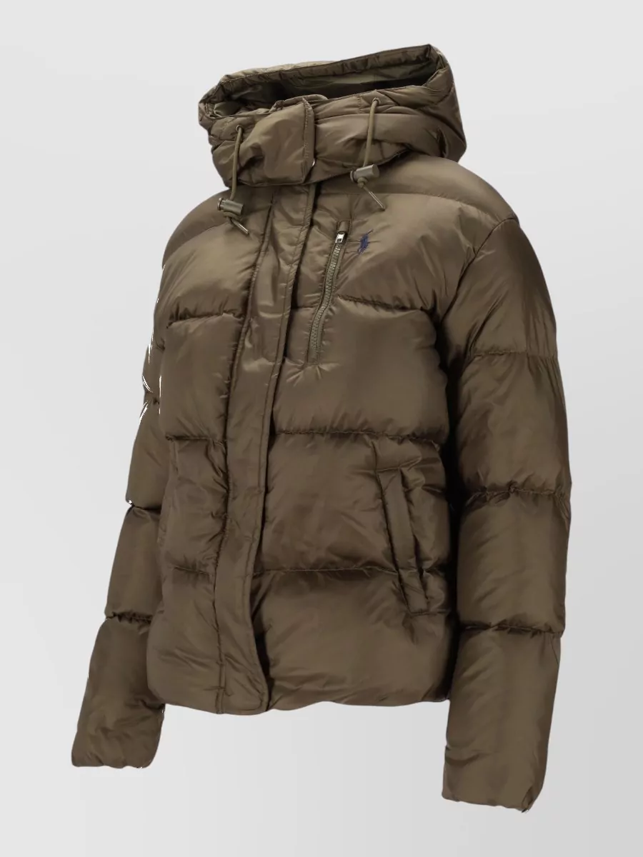 Ralph Lauren Hooded Long Sleeve Quilted Insulated Coat