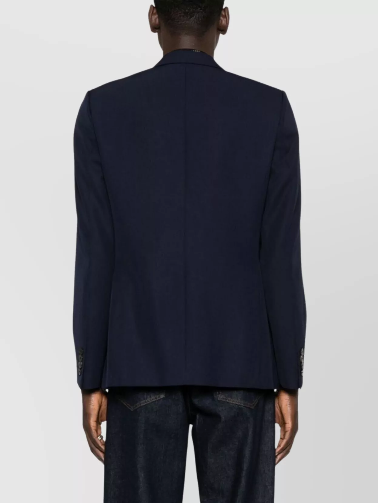 Dries Van Noten Notch Lapel Single Breasted Suit Jacket