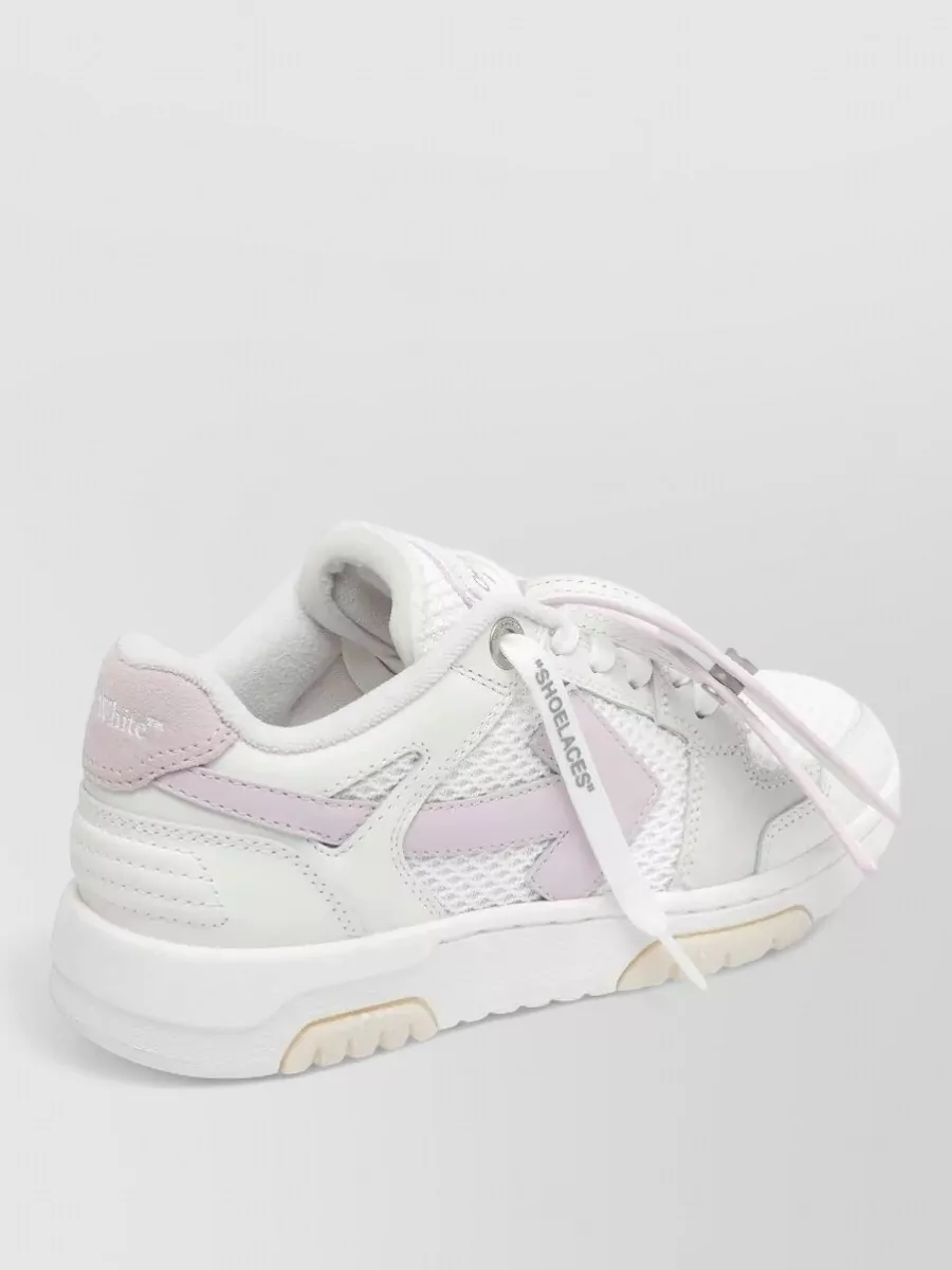 Off-White Leather Slim Out Of Office Low-Top Sneakers