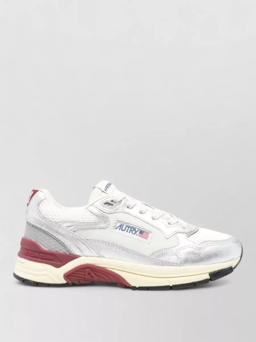 Autry Leather And Suede Low-Top Sneakers
