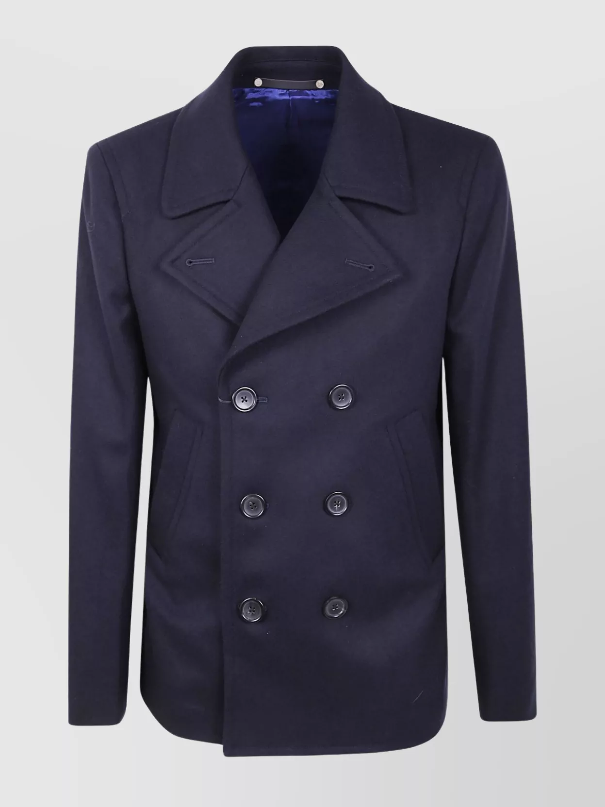 Paul Smith Three-button Wool-blend Coat In Blue
