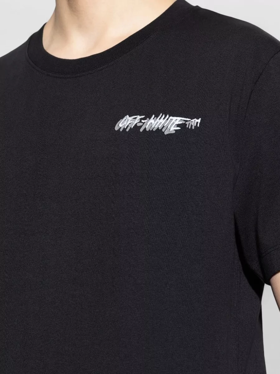 Off-White Logo Slim Fit Short Sleeve T-Shirt
