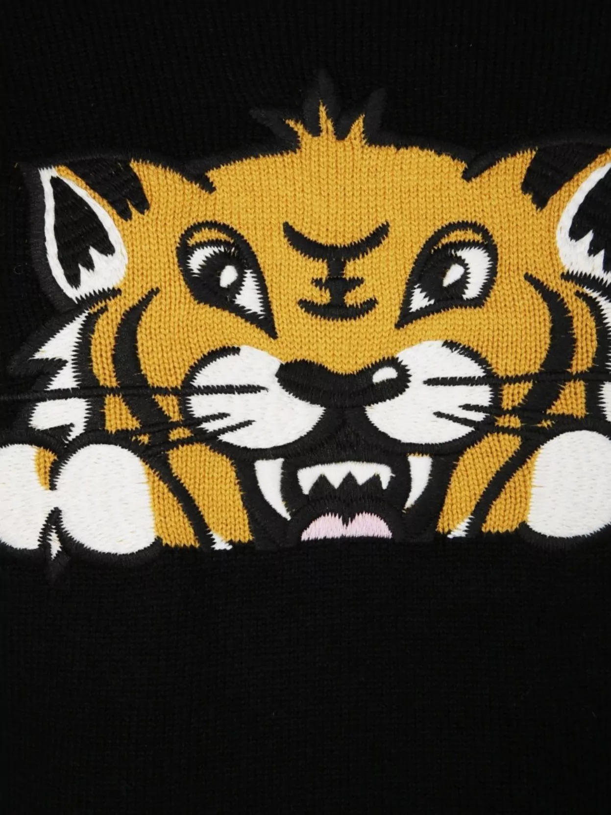 Kenzo Tiger Graphic Knitwear Embroidered Design