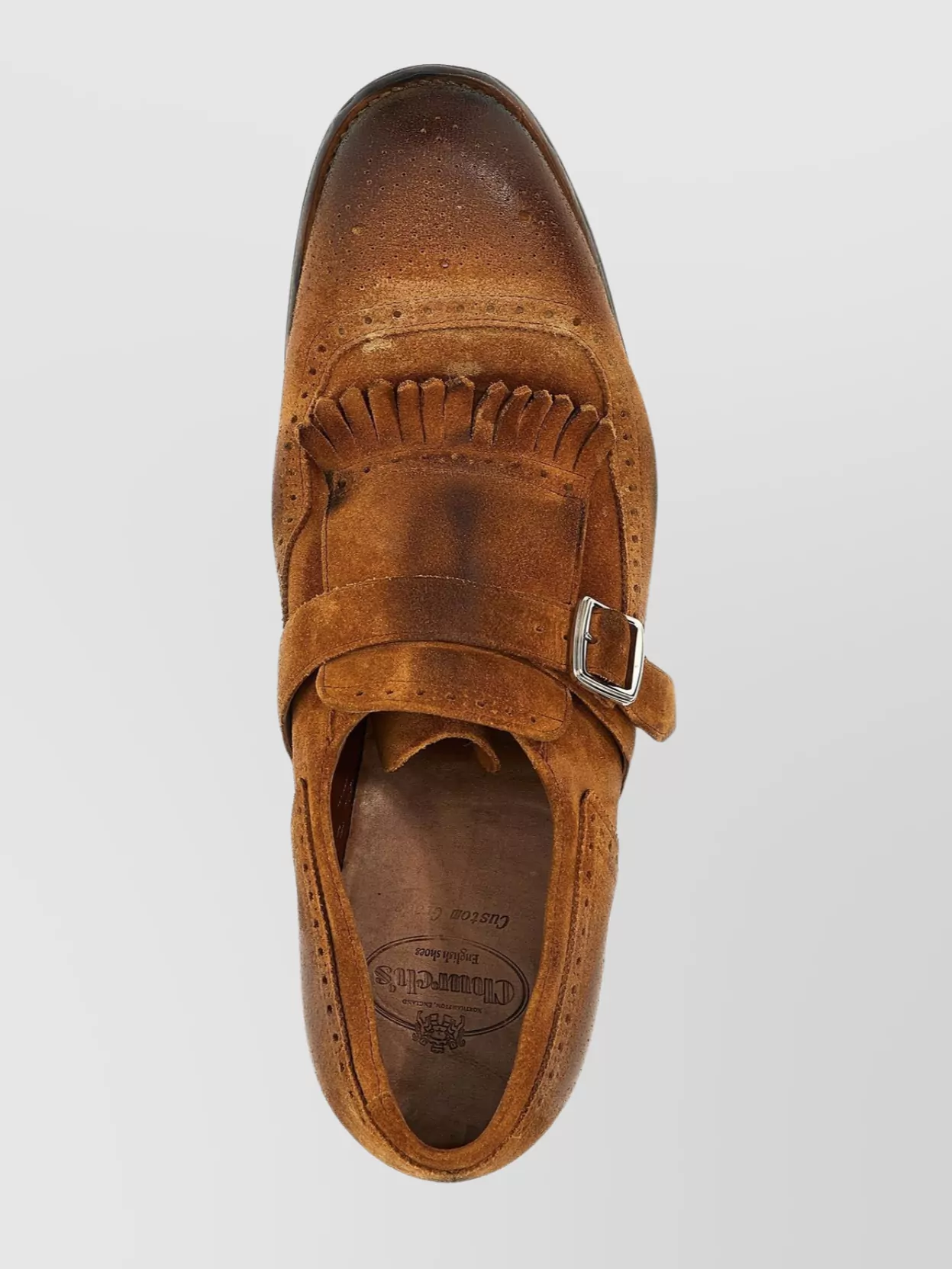 Church's Fringe Detail Distressed Finish Loafers