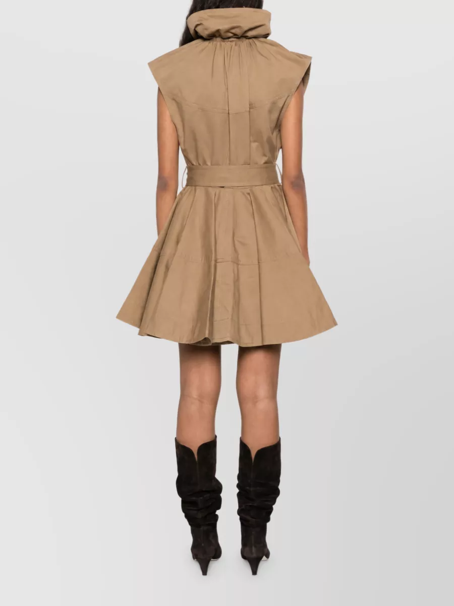 Zimmermann Cotton Sleeveless Belted Cape