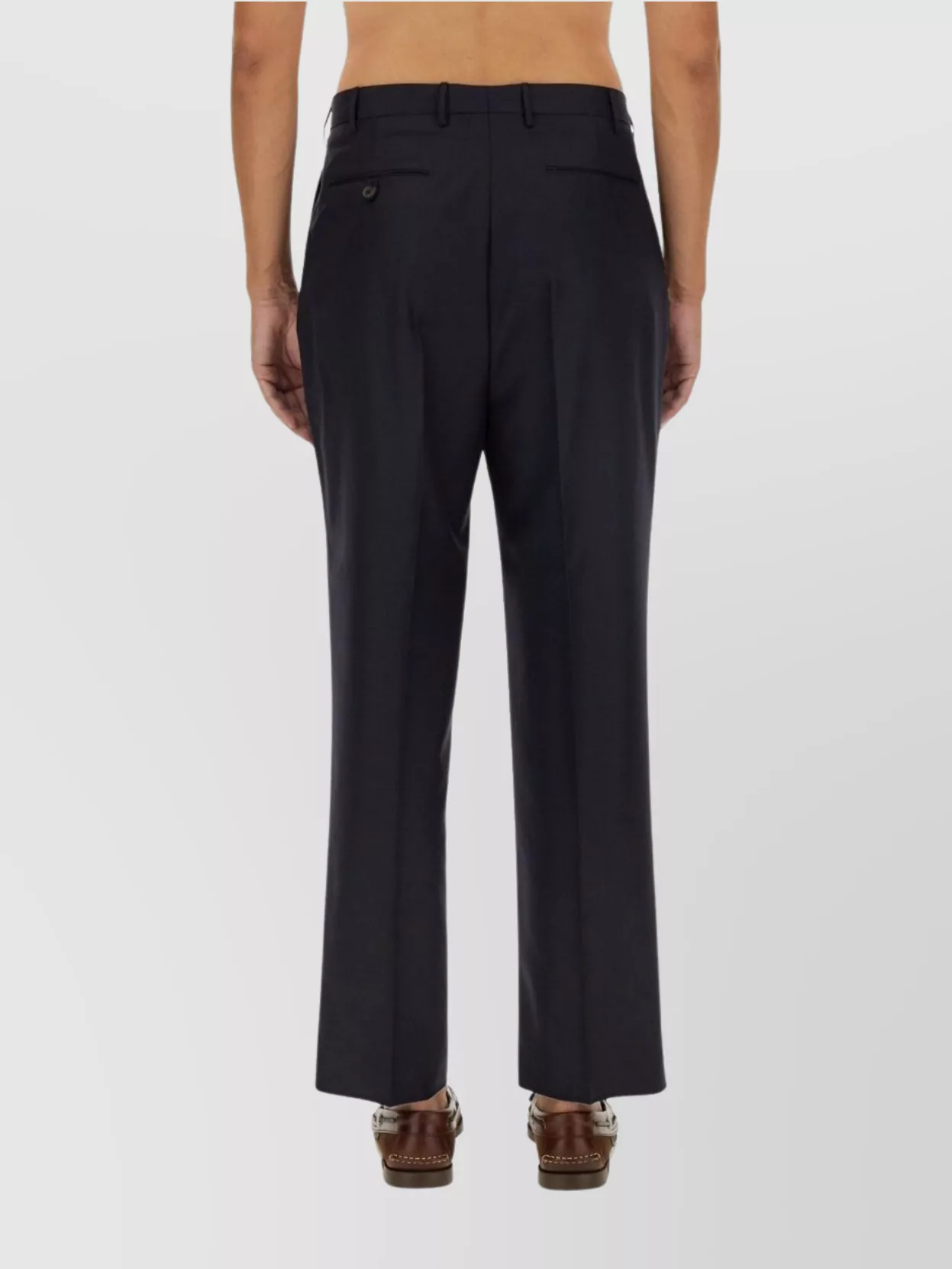 Etro Wool Pants Pleated Design