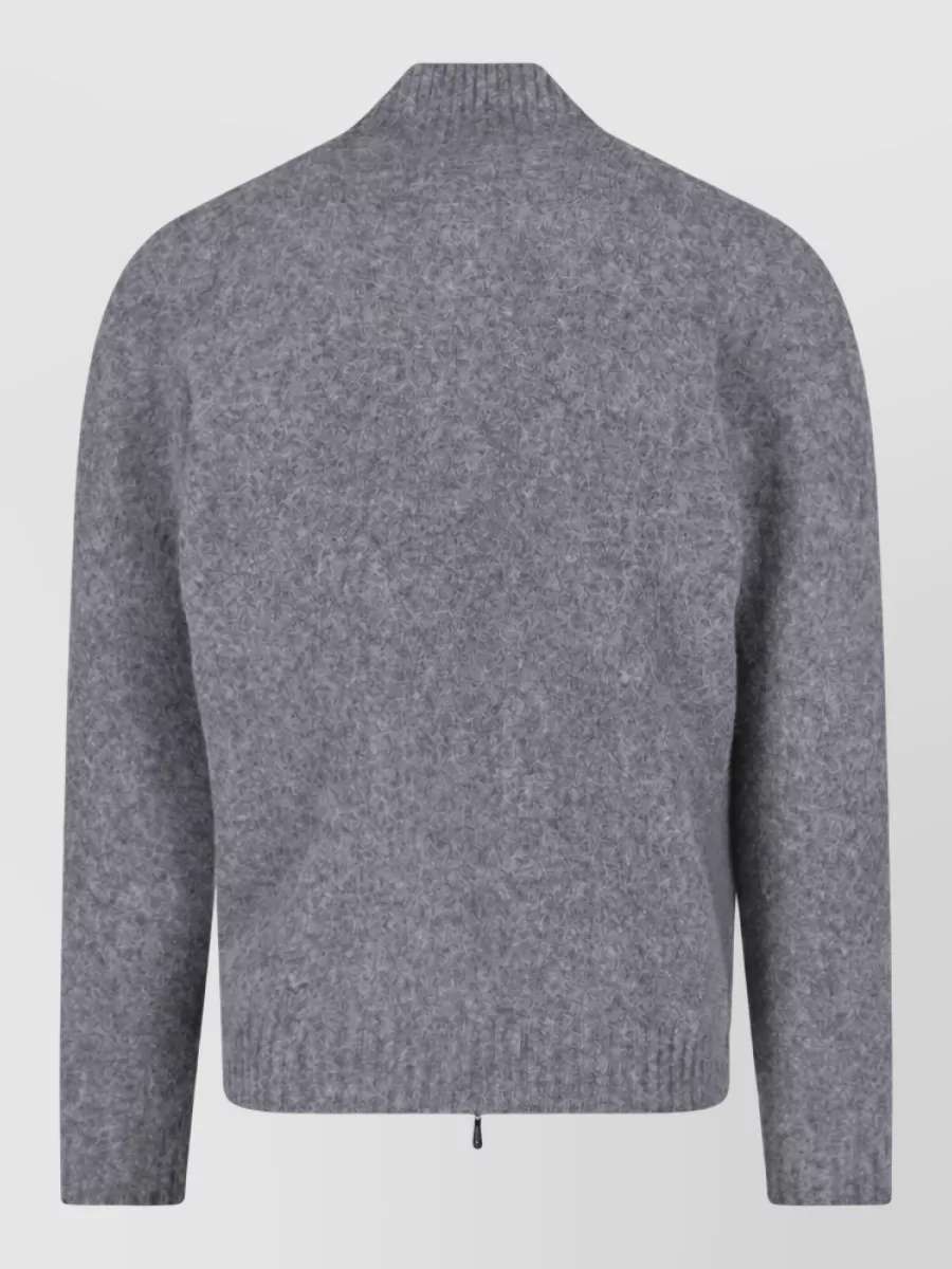 Drumohr Lambswool Crewneck Jacket