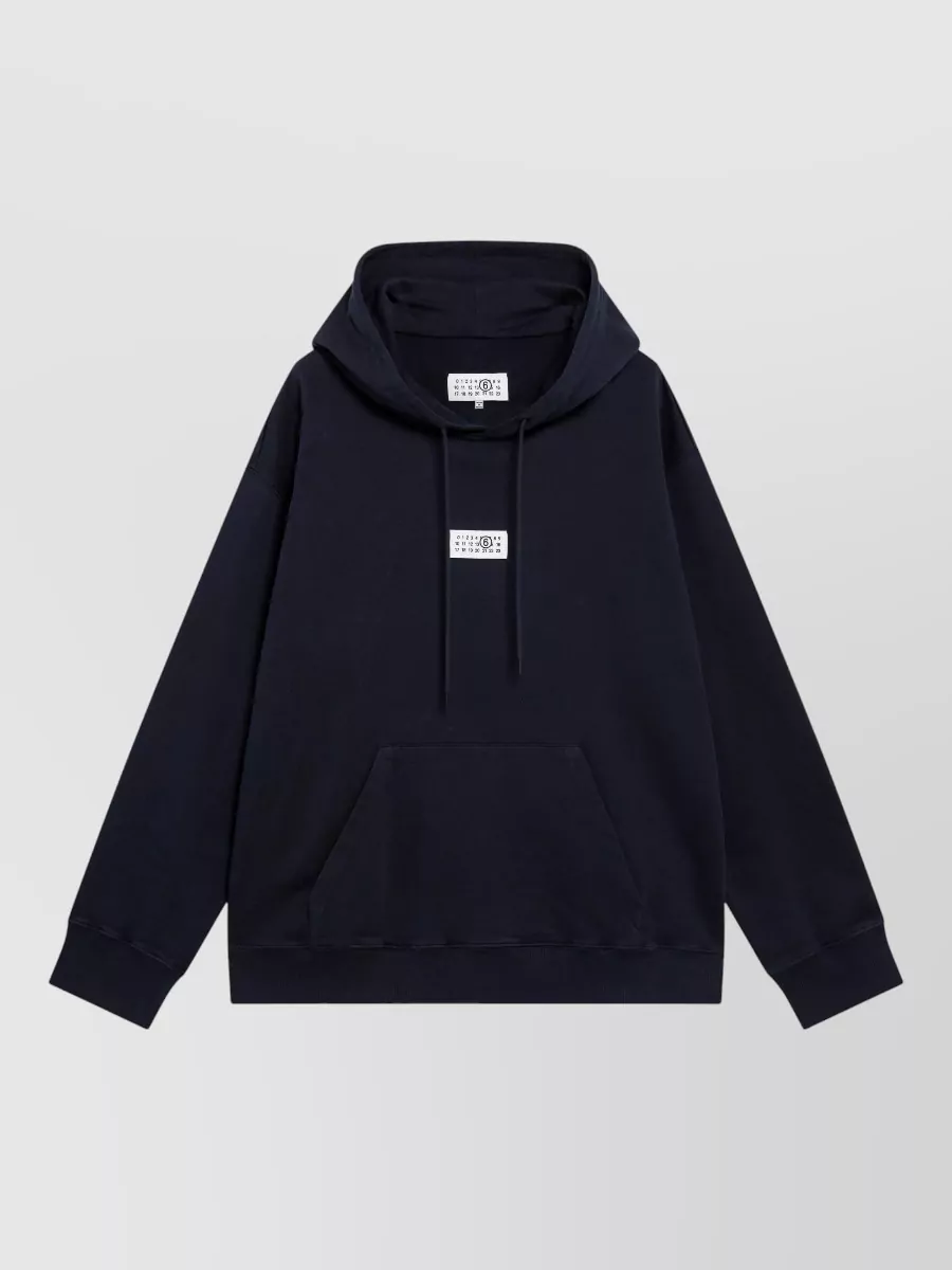Mm6 Maison Margiela cotton logo-print hoodie