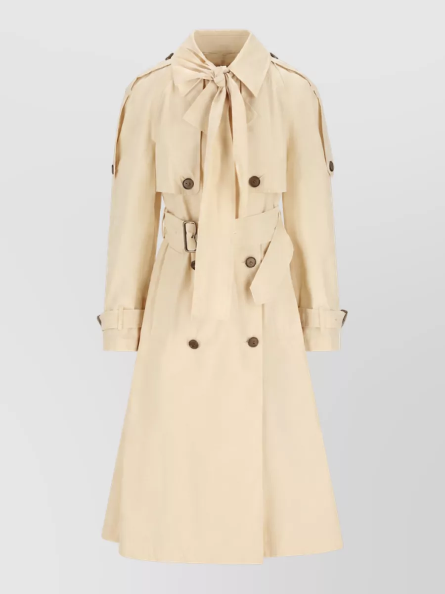 Burberry Double-breasted belted trench coat