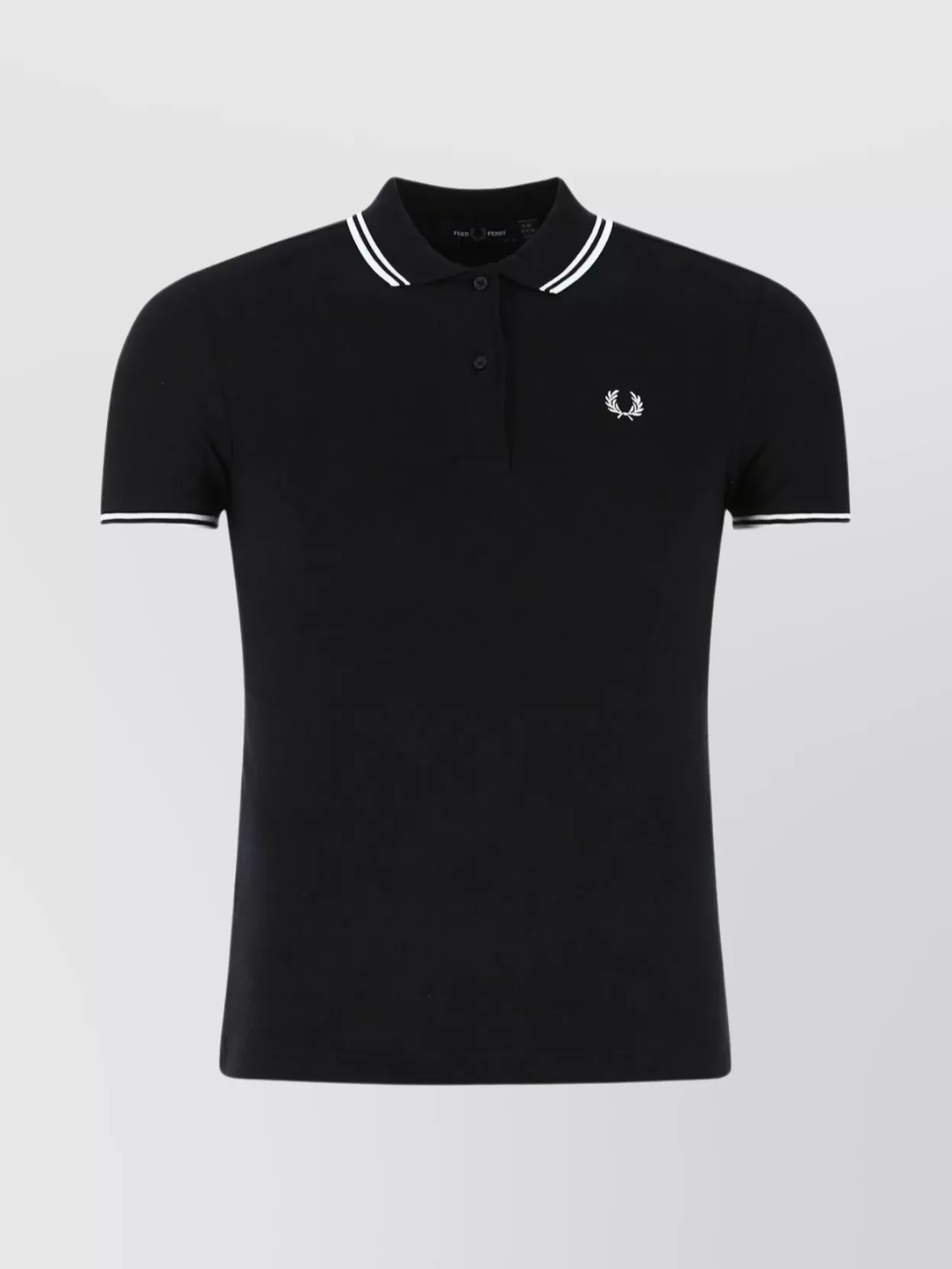 Shop Fred Perry Stretch Cotton Polo Shirt With Contrast Tipping