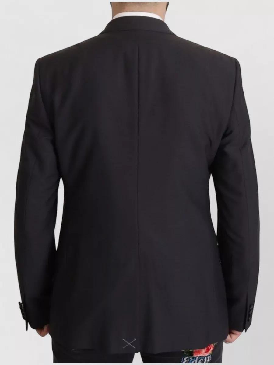 Dolce&Gabbana Wool Silk Single Breasted Blazer