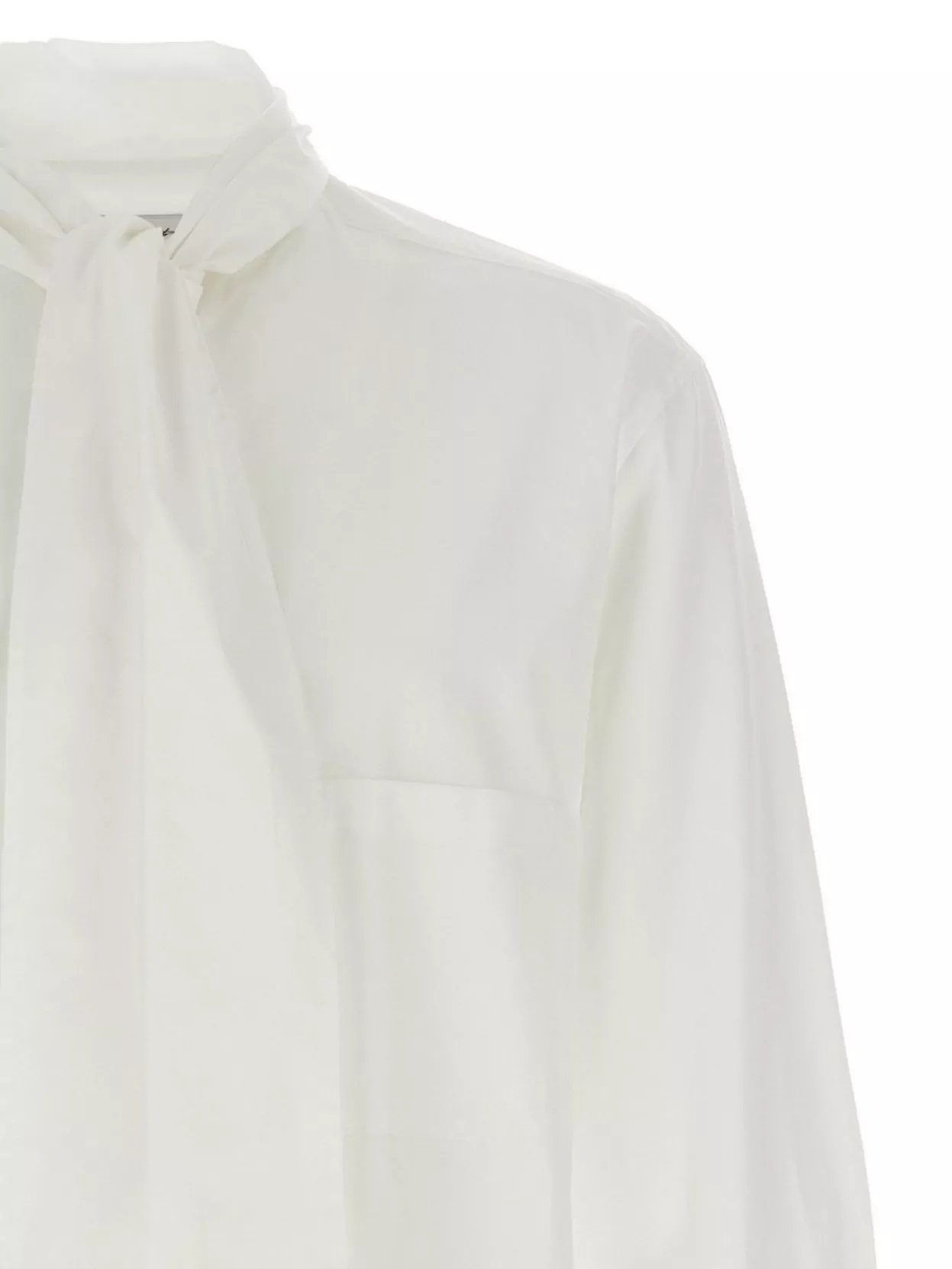 Yohji Yamamoto Shirt Scarf Collar Long Sleeves