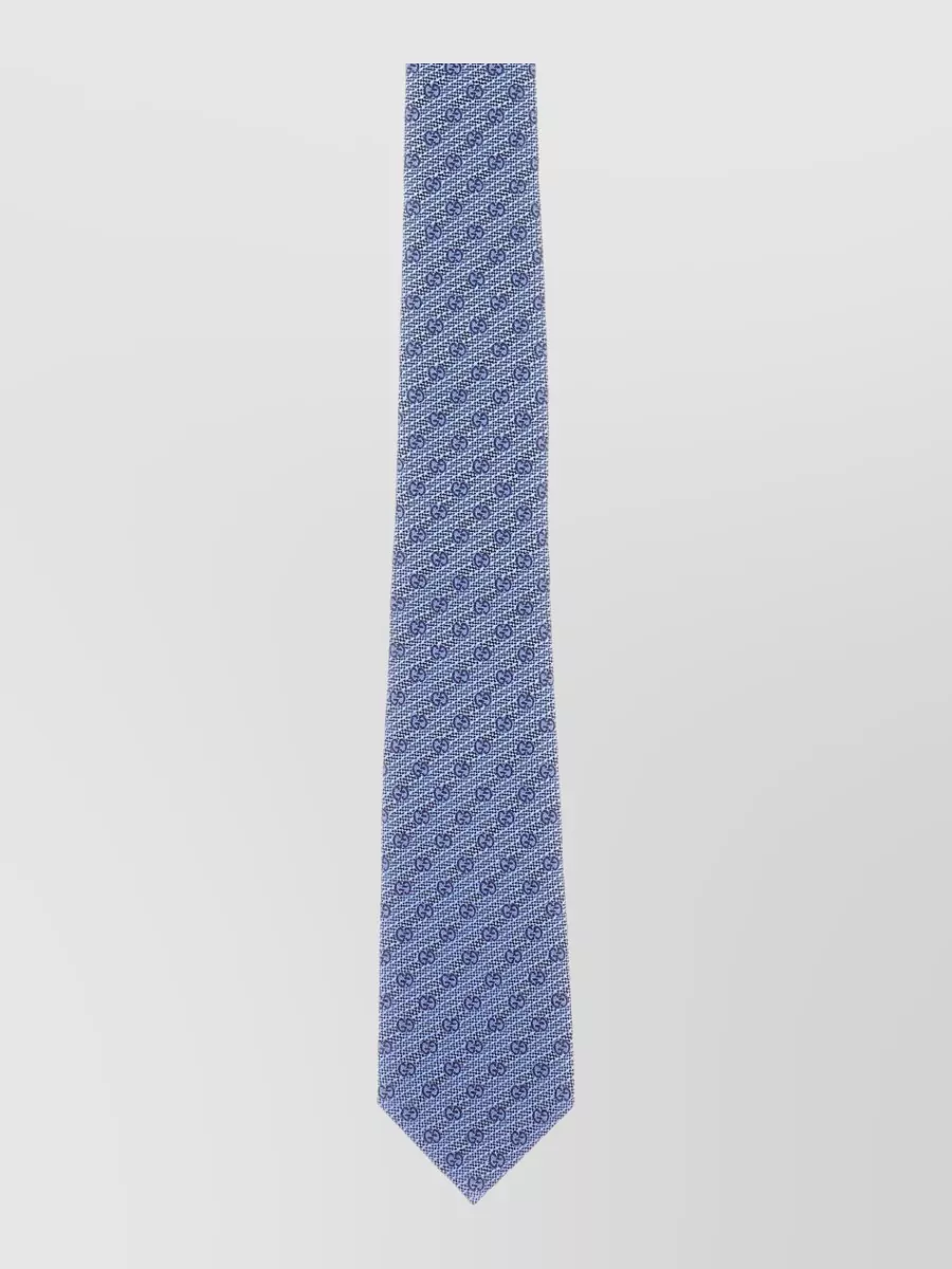 Gucci Silk Embroidered Tie