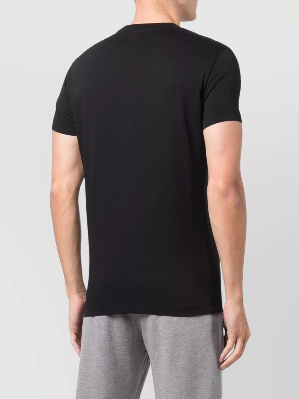 Emporio Armani Logo Cotton Round Neck T-Shirt