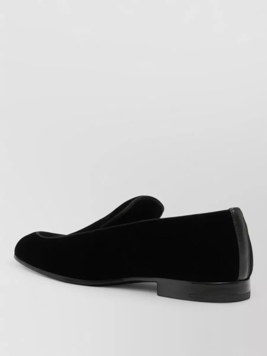 Giorgio Armani Velvet Loafers