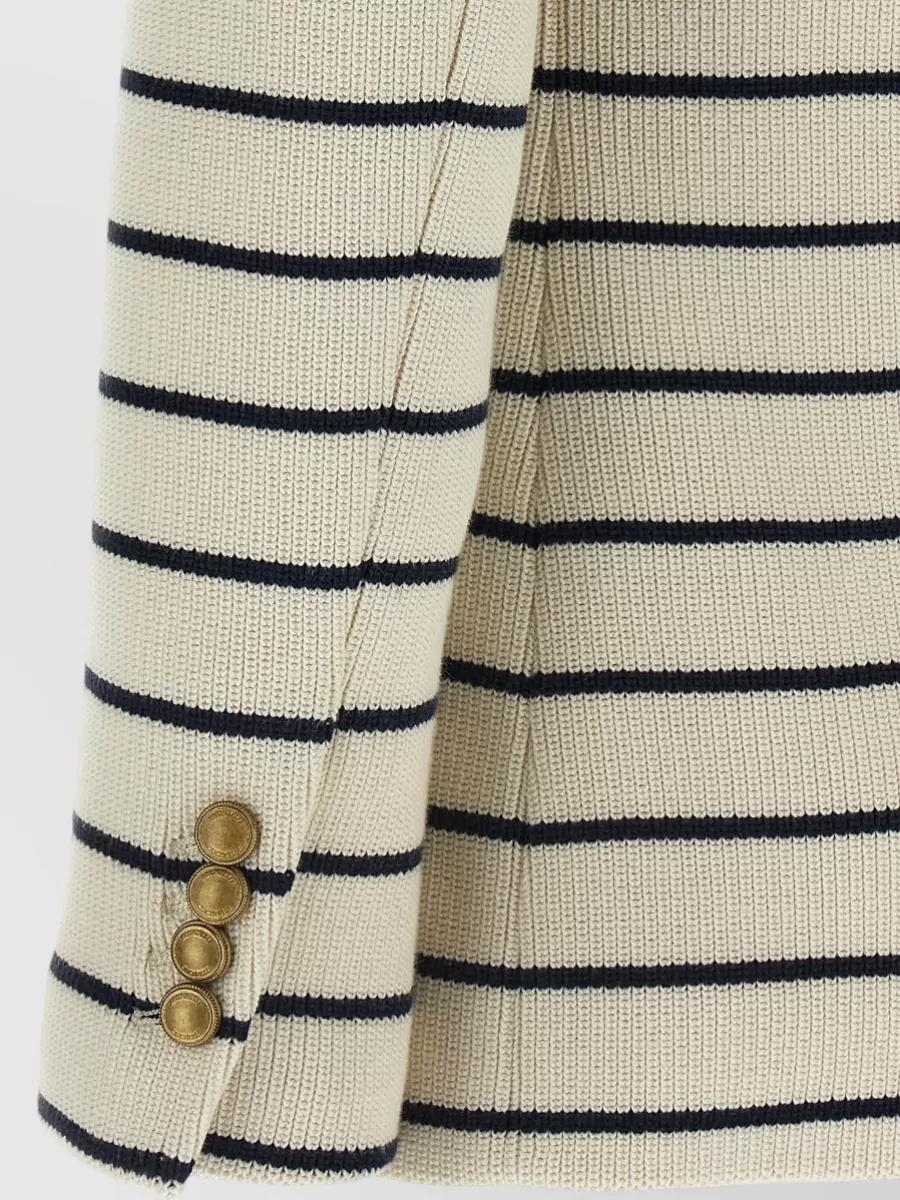 Brunello Cucinelli Striped Double-Breasted Blazer