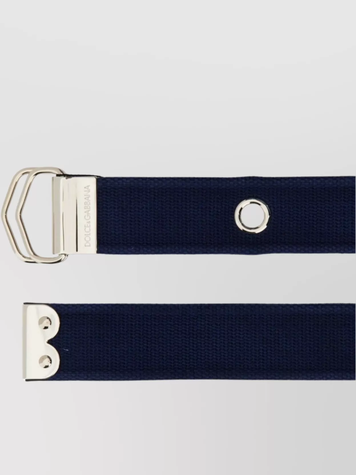 Dolce&Gabbana Logo Eyelet Adjustable Belt