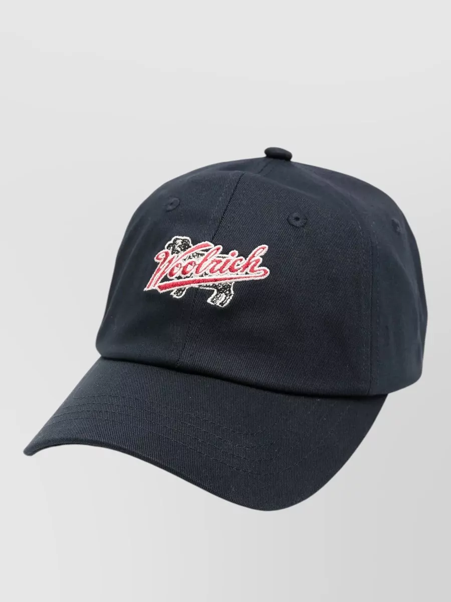 Woolrich cotton logo baseball cap