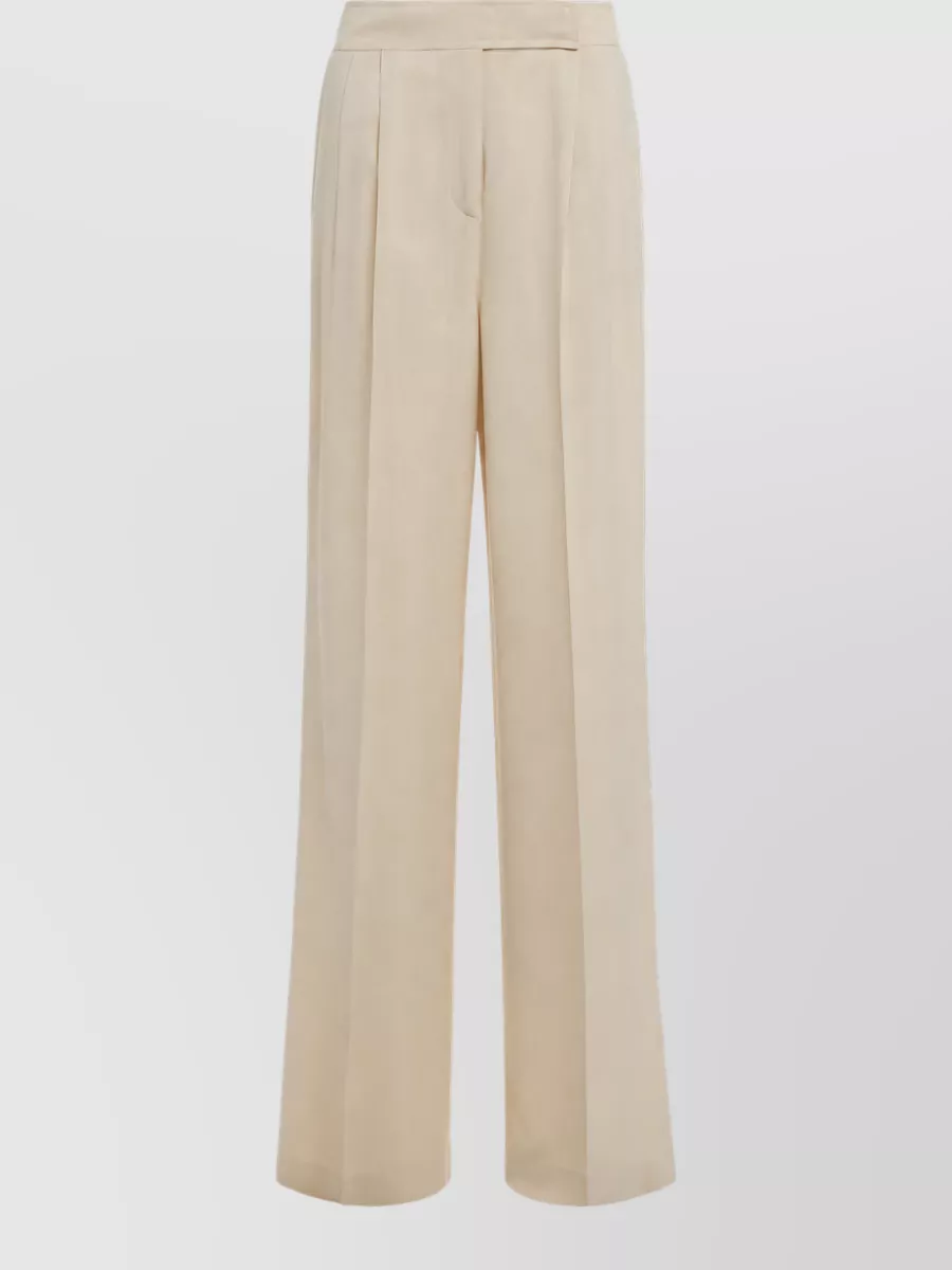 Etro High-Rise Pleated Wide-Leg Trousers