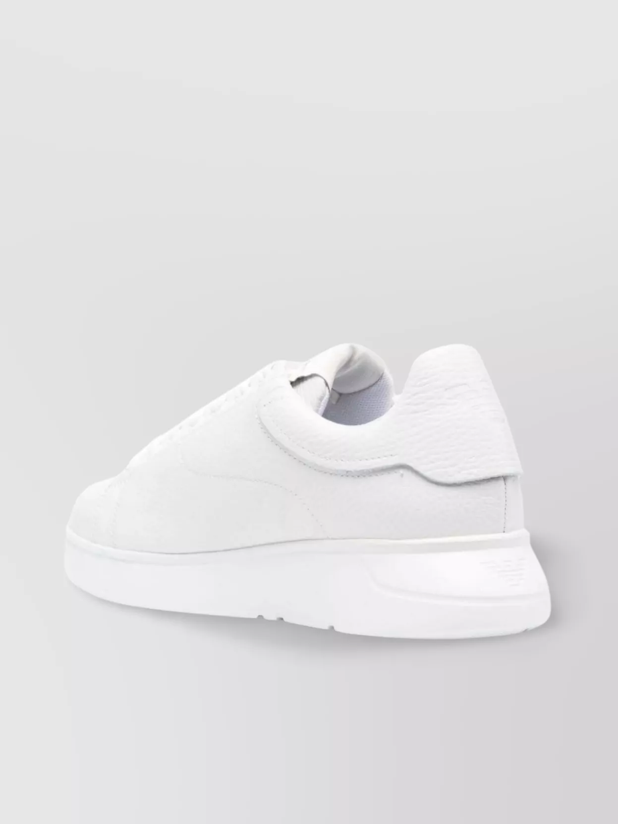 Emporio Armani Leather Logo Low-Top Sneakers