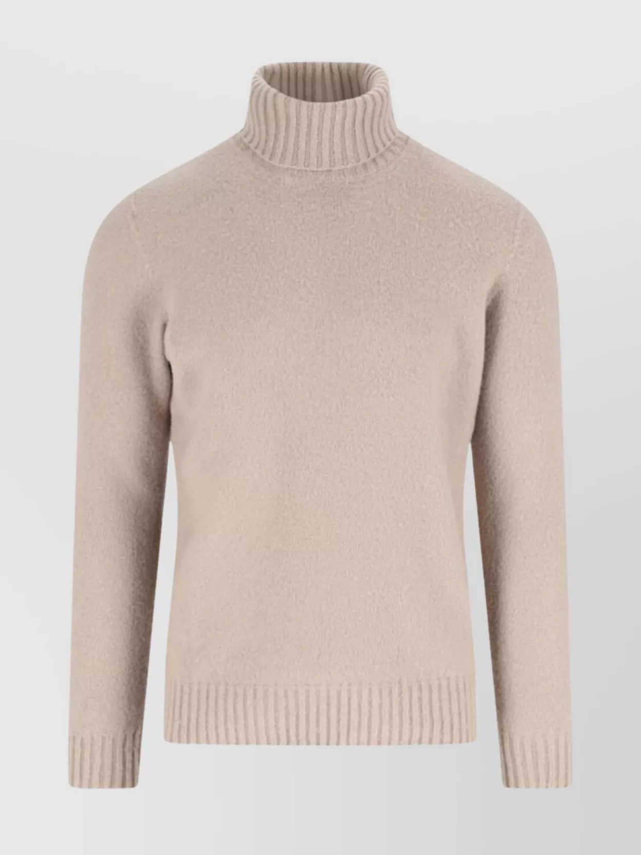 Drumohr Turtleneck Sweater With Ribbed Cuffs And Hem In Multi