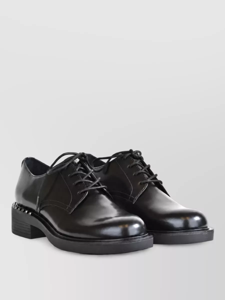 Ash leather derby shoes