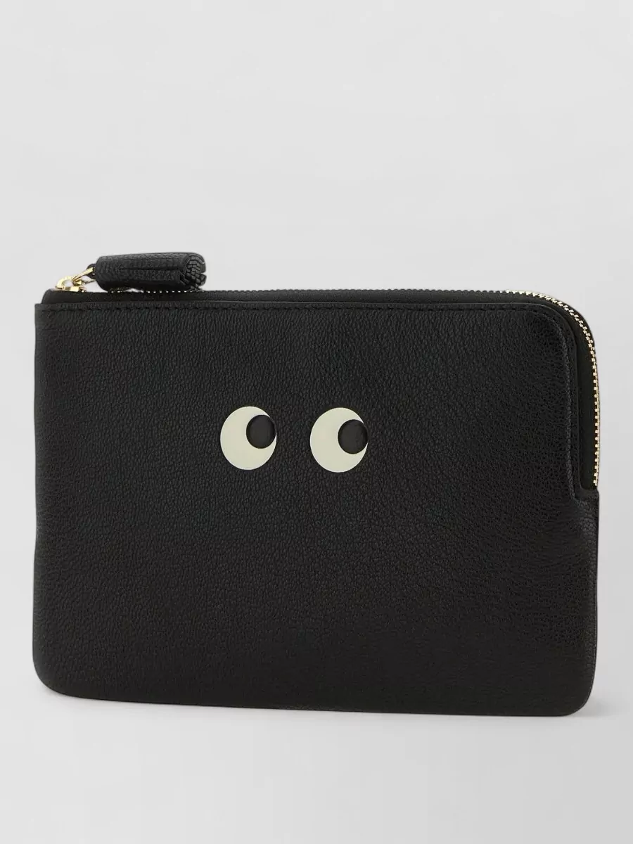 Anya Hindmarch Eyes Leather Clutch Bag