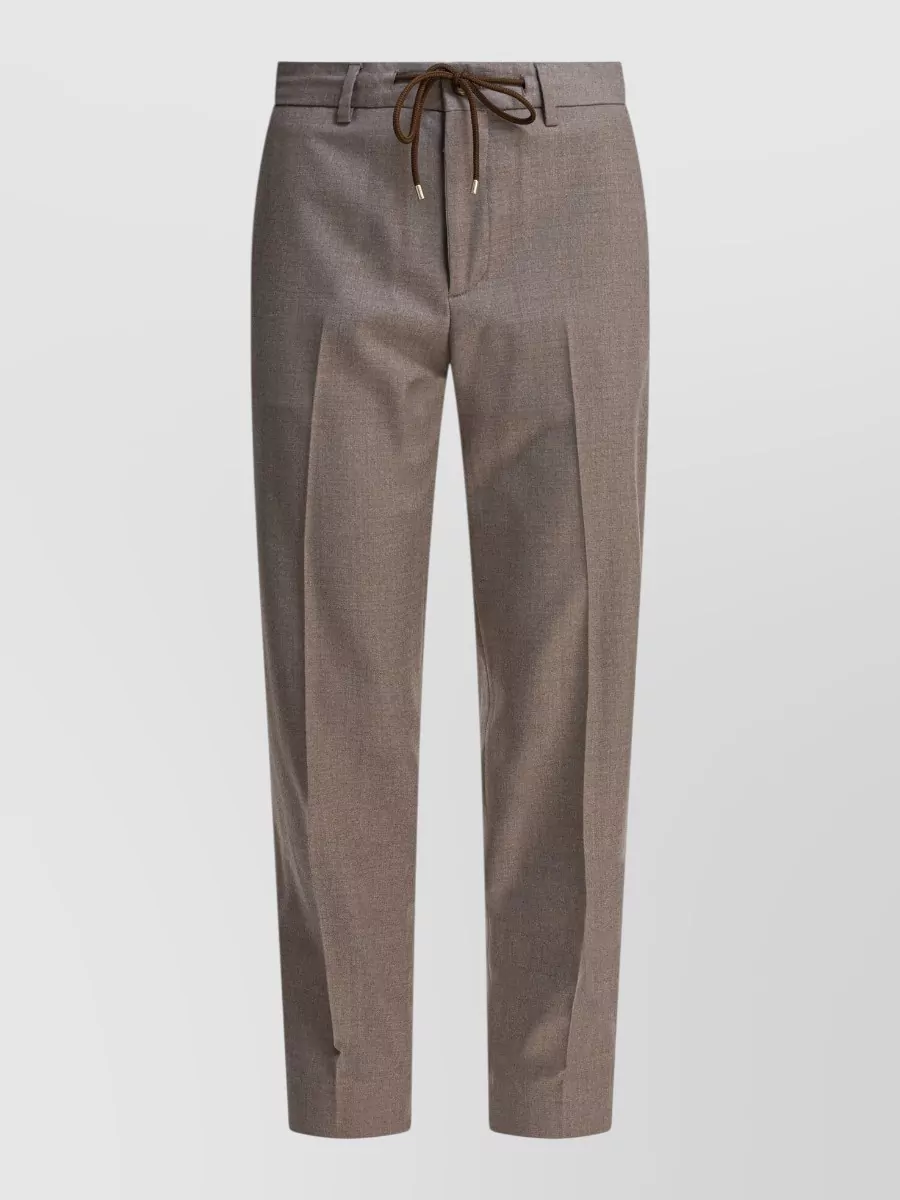 Briglia 1949 virgin wool cropped trousers
