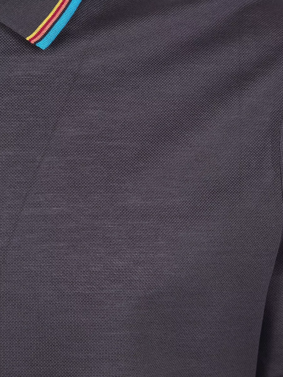 Paul Smith Mens Polo Shirt Stripe Trim Detail